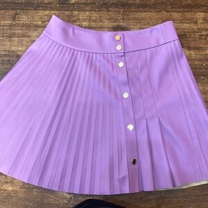 Zara faux leather mini skirt